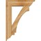 Ekena Millwork Imperial Traditional Rough Sawn Bracket w/ Offset Brace, Western Red Cedar, 8"W x 30"D x 42"H BKT0806X30X42IMP01RWR - alternate 2